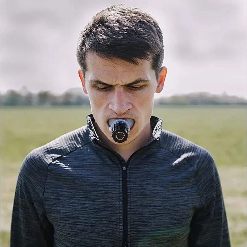 Revolutionary Sports Breathing Trainer Mouthpiece for Enhanced Fitness and Respiratory Wellness