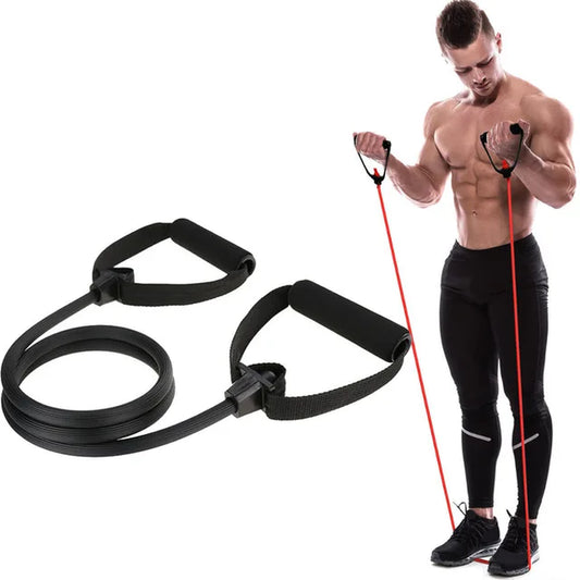 Versatile Portable Yoga Pilates Bar with Adjustable Resistance Bands for Comprehensive Home Workouts